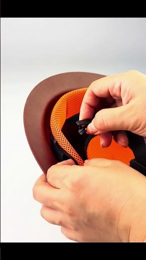 How to Install the Chin Strap on Your Fiberglass Safety Hat #ppe #hardhat #safetyhelmet