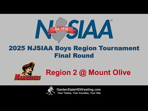 2025 NJSIAA Region 2 Tournament Final Round @ Mount Olive