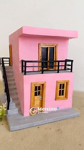 Casa moderna com dois pisos,varanda e escada externa arquitetura civil #reels | O menino das casinha