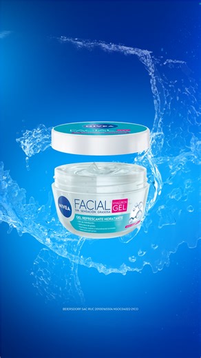 Siente la piel extra hidratada y fresca todo el día con Nivea Facial Hyaluron Gel. | NIVEA