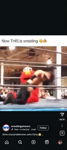 Elmo in wwe