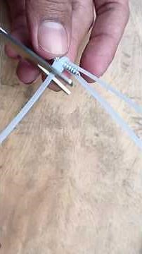 Amazing trick With Zip Tie!