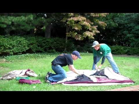 How to set up a 2 man tent