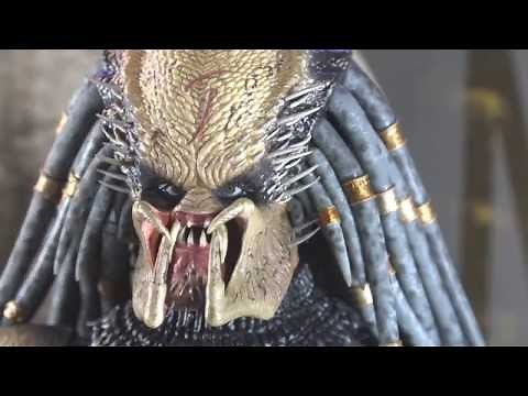 HOT TOYS AVP ELDER PREDATOR MMS325 1/6 SCALE UNBOXING PREVIEW