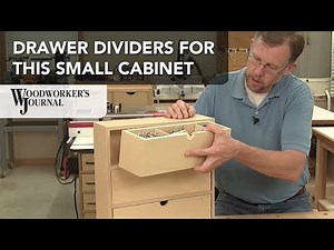 Tips for Adding Drawer Dividers | Small Cabinet Project