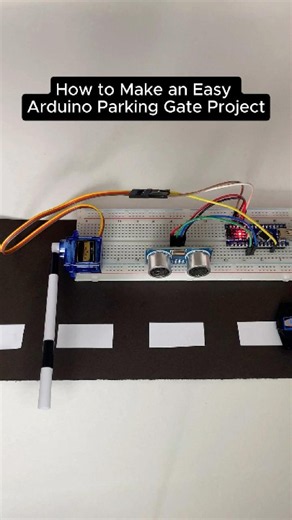 How to Make an Easy Arduino Parking Gate Project