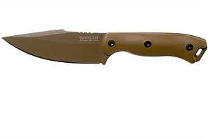 KA-BAR BK18 Becker Harpoon Fixed Blade Knife 4.56" 1095 Tan Harpoon Point, Tan Zytel Handles, Polymer Sheath - Aussie Outback Supplies
