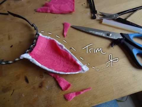 Quick and easy costume animal ears tutorial