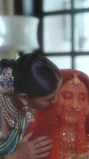 Sandy wedding day vedio # gorgeous bridal entry sandy #makeuptips #bridelmakup #makeup #makeuptips