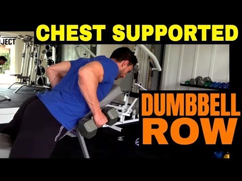 How To Do The Chest Supported Dumbbell Row Correctly - Proper Form, Sets & Reps Tutorial