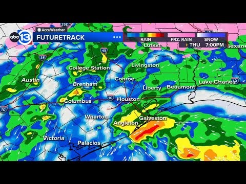 Light freeze overnight, widespread cold rain Thursday