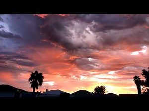 Not So Calm After the Storm: Lightning Interrupts Stunning Perth Sunset