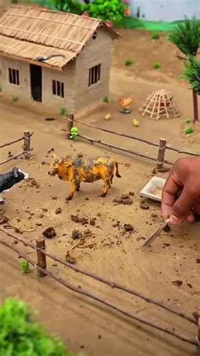 Miniature Brick House Creation: DIY & Handmade Tiny Home