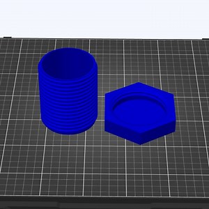 Digital: Big Bolt Storage Container 3D Print File - Etsy Canada