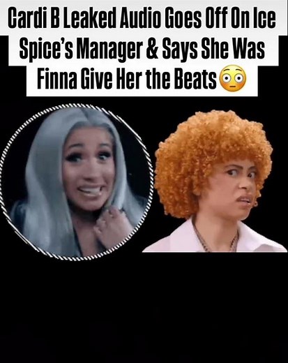 Cardi b audio leaked with ice spice manager #cardib #icespice #short #wmg