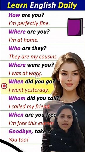 🗣️ Speak English in 1 Minute ⏱️ | Easy Conversation for Beginners 😊#englishshorts #learn