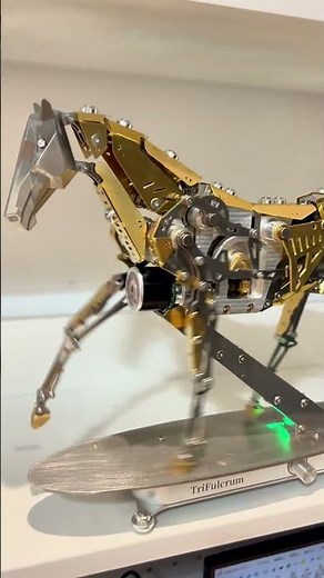 STEAMPUNK Goal! The Most Complex Metal Horse Model🐴