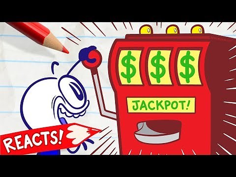 Pencilmate REACTS - Pencilmate's Lucky Streak | Animation | Cartoons | Pencilmation