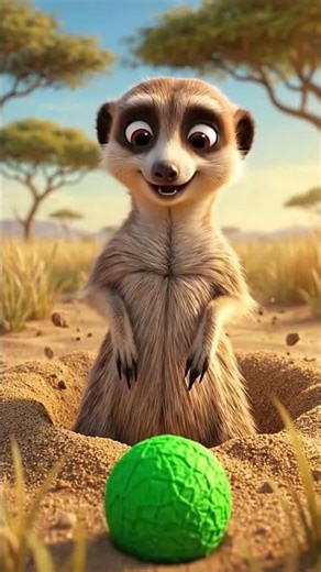 The Meerkat and the Magic Ball! 🐾 Color Changing Fun (So Satisfying!)
