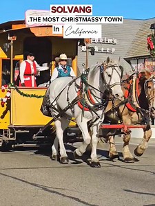 1.5K views · 210 reactions | We are here at The 'Most Christmassy Town' in California! SOLVANG It's known for its Danish-style architecture and many wineries. We're glad to be here! #solvang #solvangcalifornia #christmastime #Christmas #christmasmagic | Marie & Amelia | Facebook