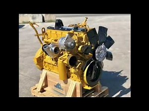 Caterpillar 3126 Diesel Engine part 5: idling with aftermarket exhaust for 10.91 hours