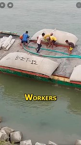 871K views · 2.1K reactions | Barge Sinking Technique – Precision Water Filling for Stability!. #MarineEngineering #BargeBallasting #ShipStabilization #WaterPumps #HeavyWork | Doraya Jennings | Facebook