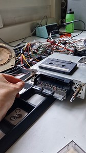 Good news! The radio is still working and the cassettes as well! Took a bit to find out how to connect it. Now I need to figure out how to add bluetooth to it. I found out this radios listing price was $200 back in 1977, that's around $1000 today. It was really a high tech piece back then, having cassettes with auto reverse, fast forward and also fast rewind. | my mechanics