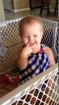 CUTE BABY ARGUES WITH MOM!