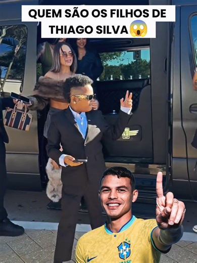 Quem são os filhos de Thiago Silva e o que eles fazem 😱 #thiagosilva #futebolbrasileiro