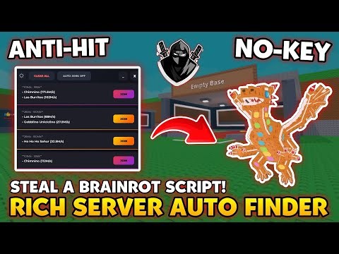 [BRAINROT FINDER🔥] NEW FINDER 2026 STEAL A BRAINROT SCRIPT 🤑 HOW TO USE AURORA FINDER MOBILE & PC💫