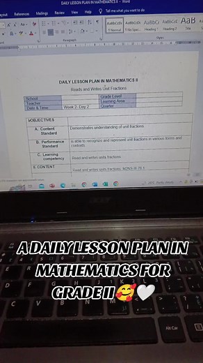 Daily Mathematics Lesson Plan for Grade II Educators