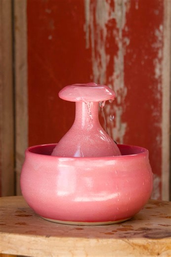 Ceramic Tabletop Fountain | Handmade Pottery Water Fountain | Zen Home Decor - Etsy