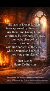 Common Law Assent on Reels