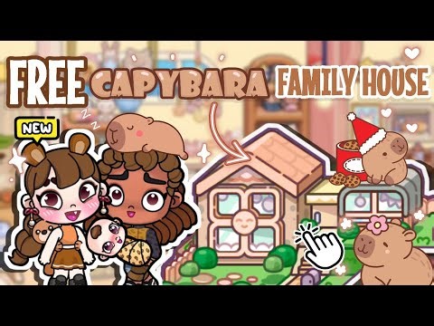NEW FREE Capybara Family Home Makeover🍂🤎 | Avatar World 🌍 | Pazu 🎮 [𝐇𝐨𝐮𝐬𝐞 𝐈𝐝𝐞𝐚𝐬]