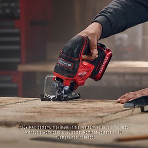 With next-level performance and cutting-edge precision, the V20* BRUSHLESS RP™ Cordless Variable Speed Jig Saw allows you to complete your projects at your own pace. https://bit.ly/3MhCU45 **Battery not included. | Craftsman