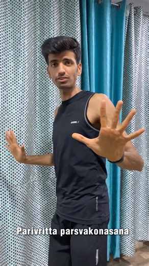 Revolved Side Angle Pose | Burn Fat & Detox Body 🧘‍♂️#shorts
