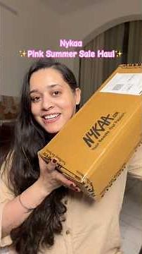 Worth ₹11k - My *Unsponsored* Nykaa Pink Summer Sale Haul #shorts #nykaahaul #beauty #nykaasale