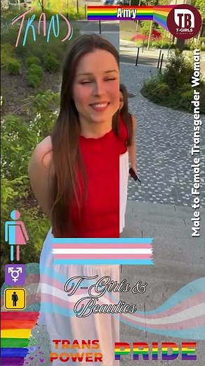 Amy TS XO – Stunning Trans Beauty & Confidence Queen 👑🏳️‍⚧️ - #transgender #viral #shorts