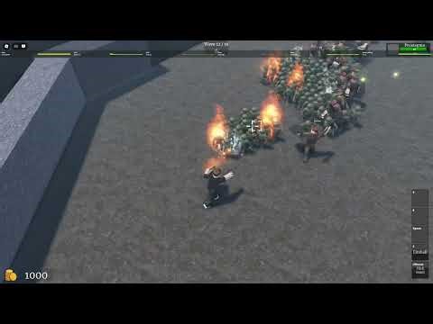 Roblox Wave Defense game