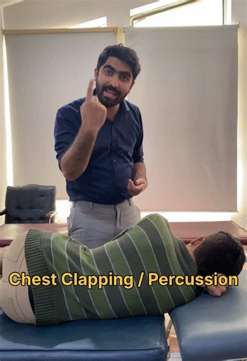 How to perform Chest percussion / Clapping correctly? | Chest Physiotherapy | Cardiopulmonary #icu #physiotherapy #fisioterapia #fisiotherapy #rehabilitation #respiratorytherapy #respiratorytherapist #dpt #medicalstudent #medicina #medicine #mbbslife #foryou #foryoupage #tiktok #capcut #trending #trendingtiktok #viral #doctor #nutrition #respiratorytherapy #respiratorysystem
