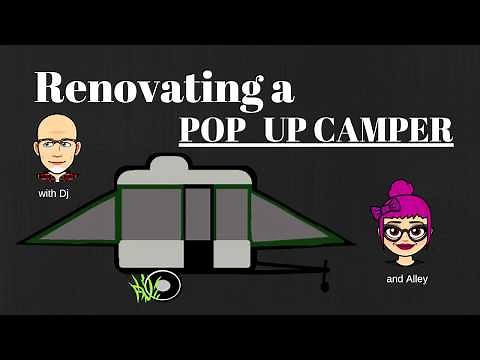 ABS ceiling repair for a pop-up camper remodel