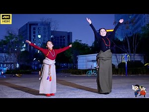 Yongji | Quzhang Cuo | Wonderful Tibetan dance with teachers and apprentices