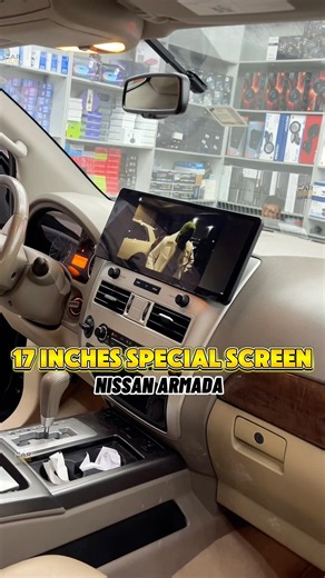 17 INCHES SPECIAL SCREEN FOR NISSAN ARMADA #specialscreen #screen #carplay