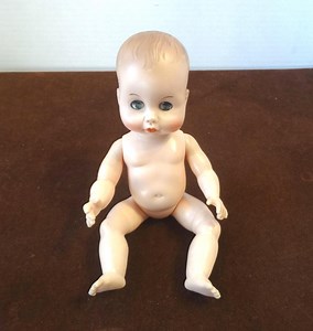 Effanbee Babykins 8" Baby Doll From 1968, Drink & Pee Doll, Vintage - Etsy UK