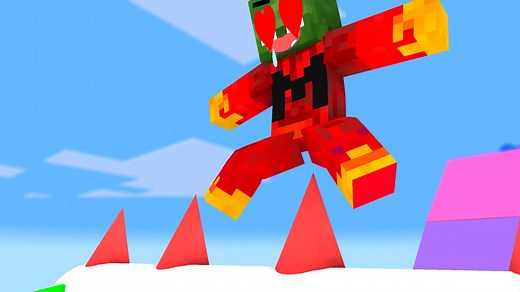 Fire Vs Bayby Zombie Do Run Challenge P3 #minecraft #runchallenge #minecraftmemes #fypシ #fyp