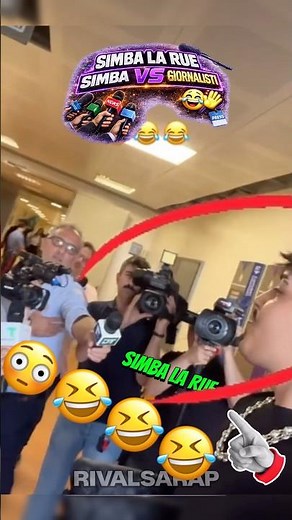SIMBA LA RUE VS THE REPORTERS… 🤣🎤