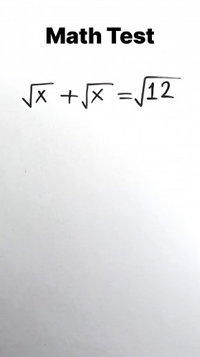 305K views · 736 reactions | Math Test  || #96 #mathtest #mathsolutions #mathematics #maths #mathproblems #simplification #math #mathstudent #mathstudents #algebra #vedicmaths | Deb Kumar Barik | Facebook