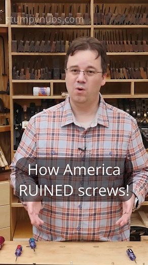482K views · 3.1K reactions | Enjoy a brief history of Robertson screws, presented by James Hamilton of Stumpy Nubs. #DIYInspiration #RobertsonScrews #Craftsmanship | Stumpy Nubs Woodworking Journal | Facebook