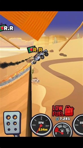 ROLLER COASTER MAP 😱 #hillclimbracing2 #hcr2