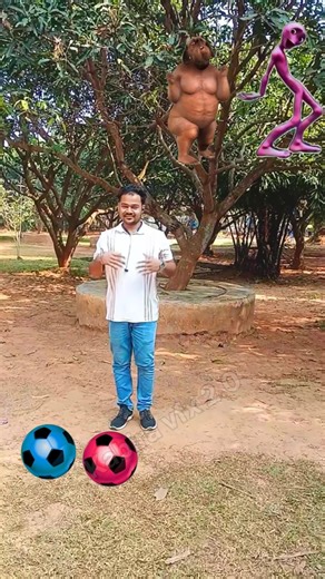 Fatty dog, domi tu cosita alien,dancing frog & jocker cute brothers magical vfx#funny #kabiravfx2.0